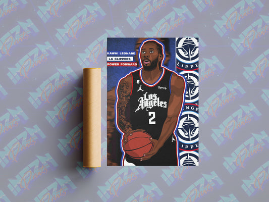 KAWHI 'THE CLAW' LEONARD POSTER