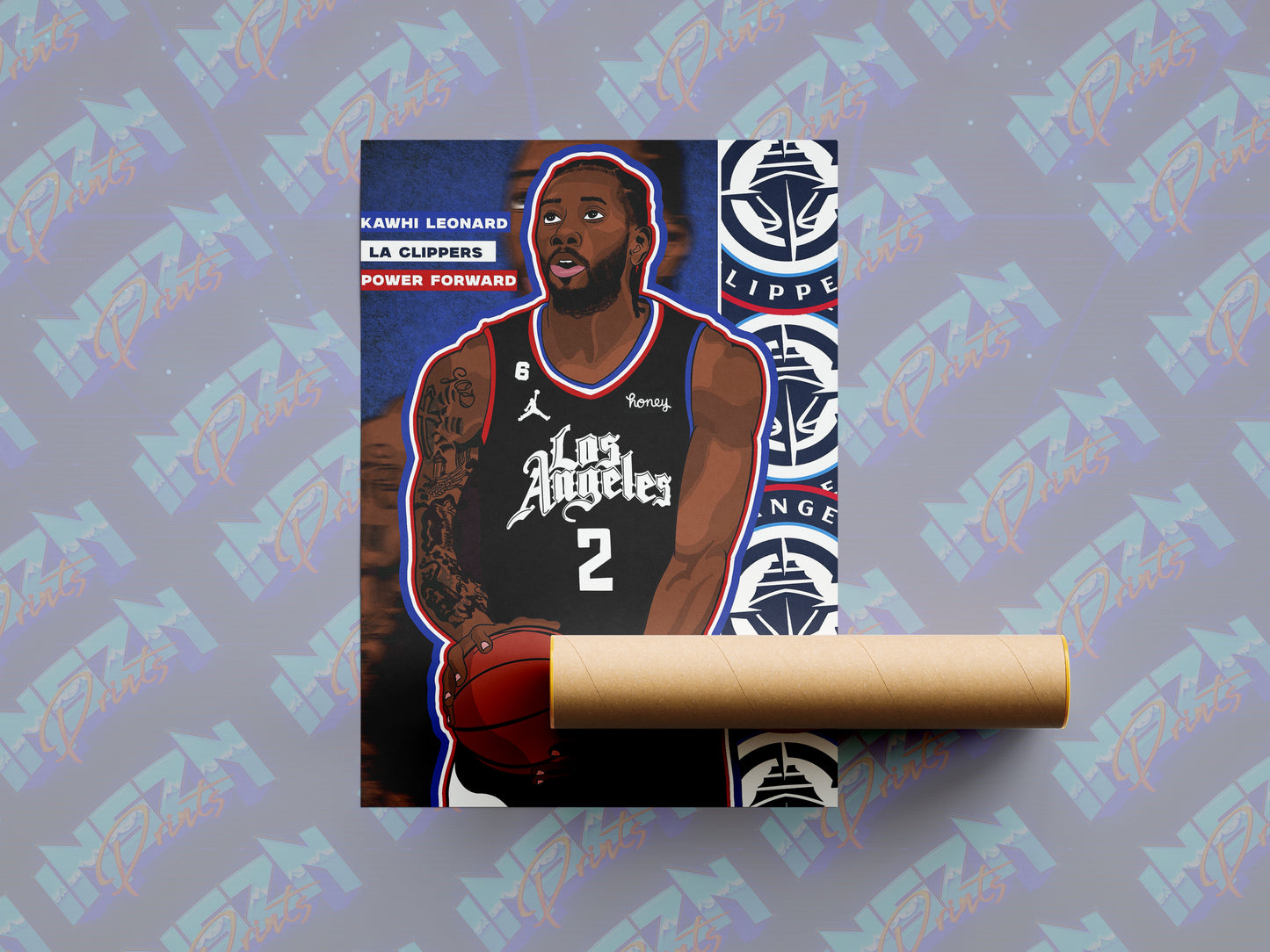 KAWHI 'THE CLAW' LEONARD POSTER