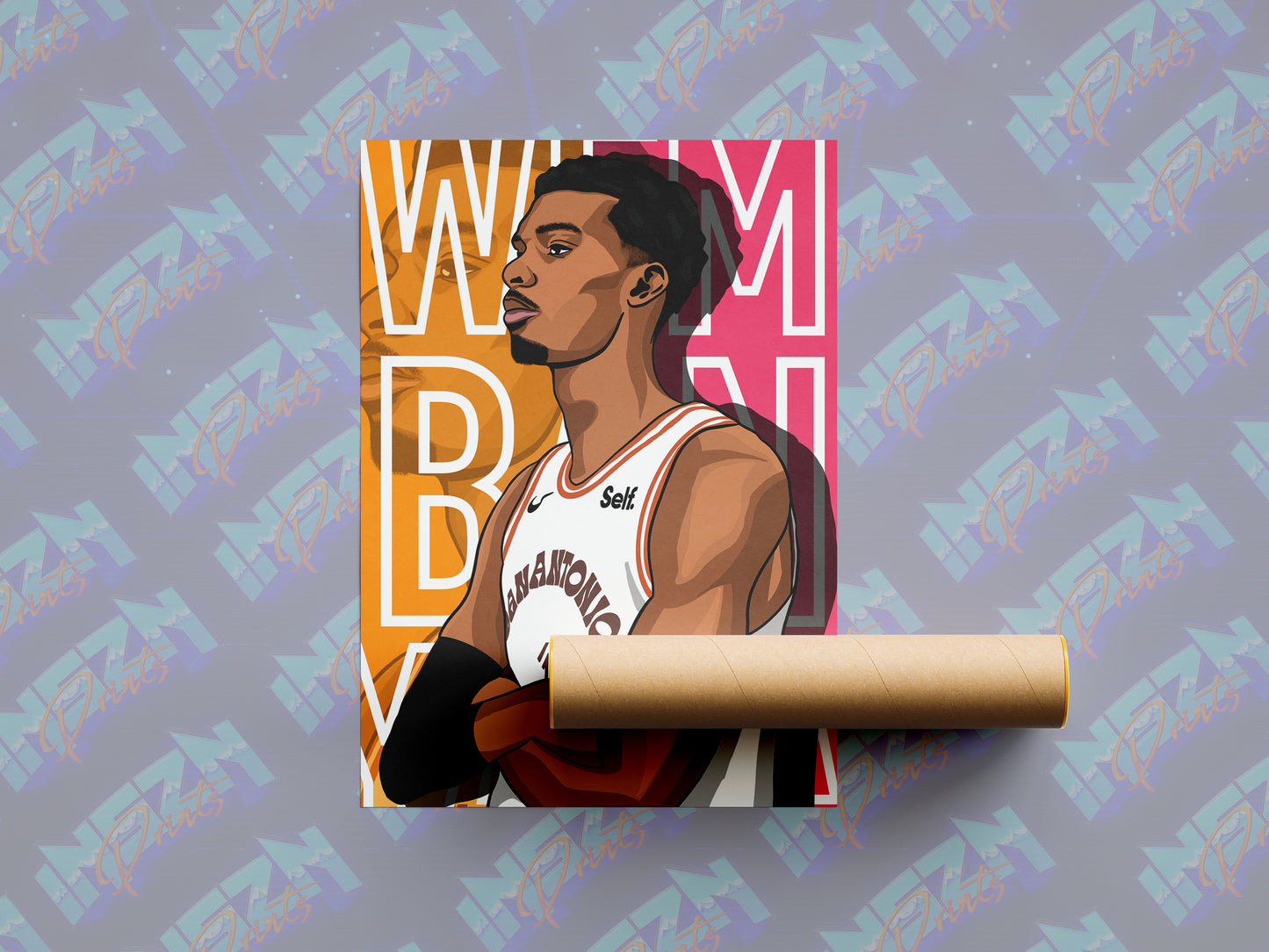 VICTOR 'THE ALIEN' WEMBANYAMA POSTER