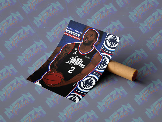 KAWHI 'THE CLAW' LEONARD POSTER