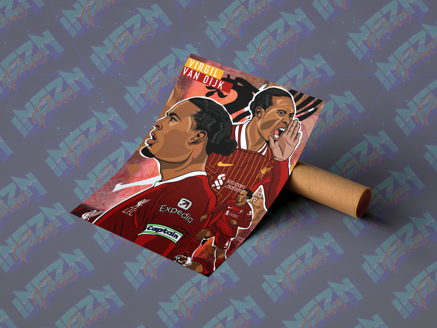 VRIGIL VAN DIJK POSTER