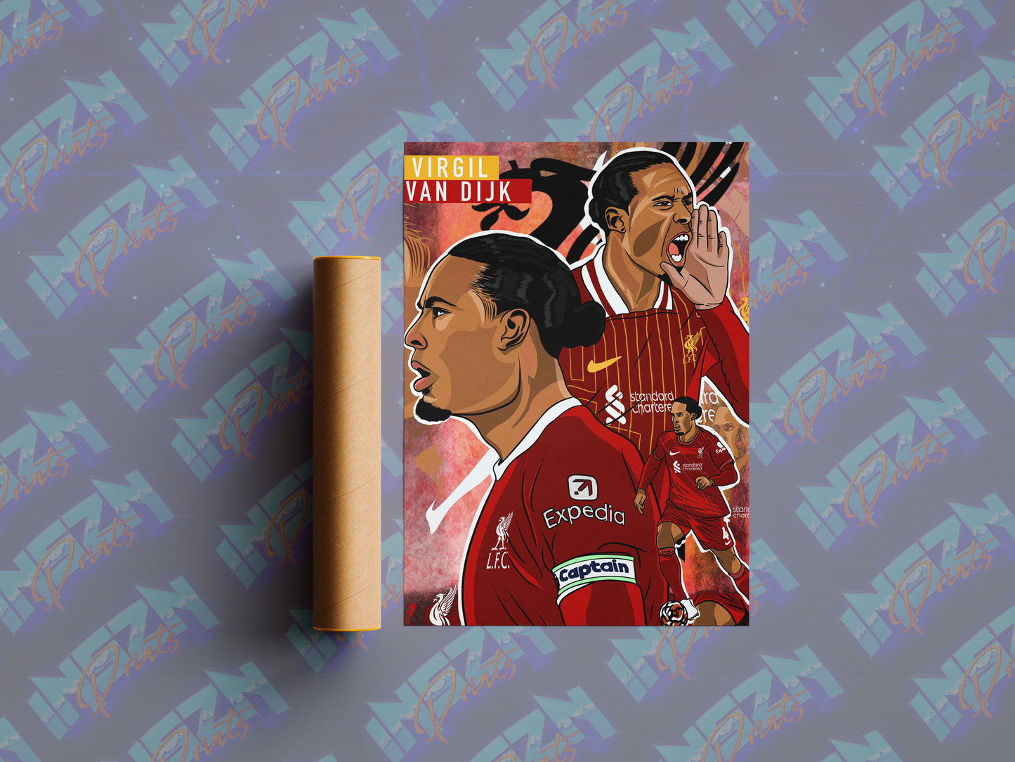 VRIGIL VAN DIJK POSTER