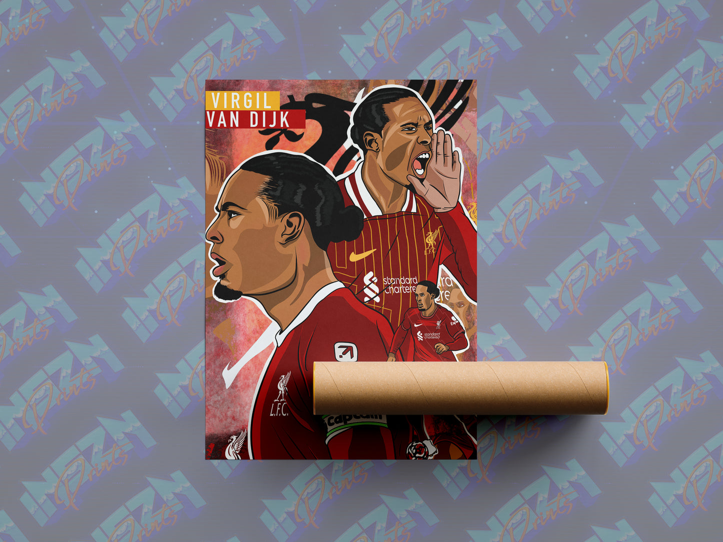 VRIGIL VAN DIJK POSTER