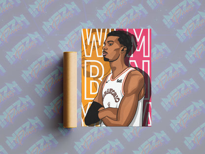 VICTOR 'THE ALIEN' WEMBANYAMA POSTER